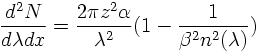 cherenkovspectrum