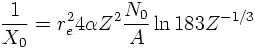 radiationlength